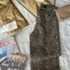 Pantalon animal print, wide leg "CHITA"