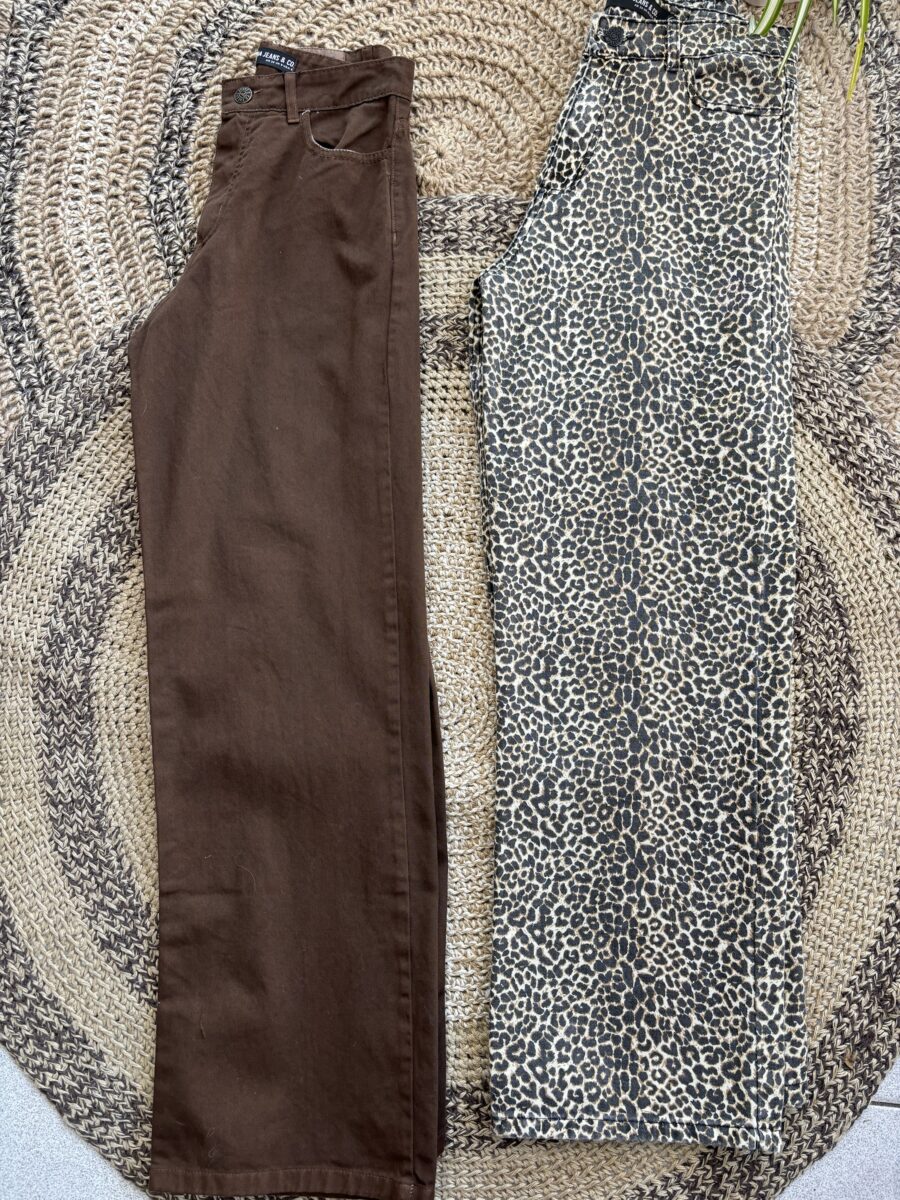 Pantalon animal print, wide leg "CHITA" - Imagen 2