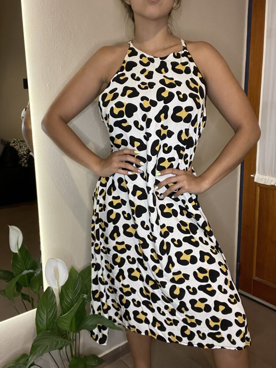 Vestido animal print “ORANGE” - Imagen 3