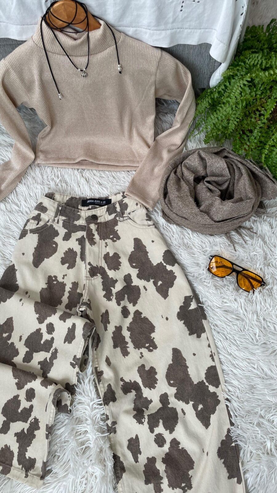 JEANS WIDE LEG VACA